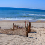 Panorama sur la plage sud de Hourtin en gironde